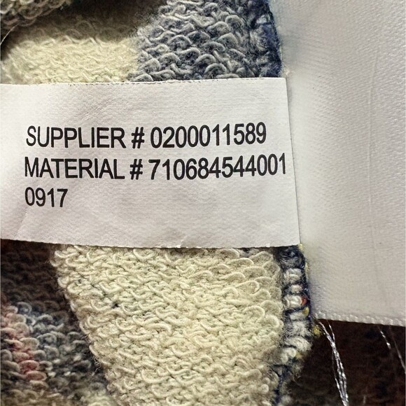 Polo Ralph Lauren Mens Floral Cotton Spa Terry Hoodie Pullover Sweatshirt Blue L - Picture 13 of 13